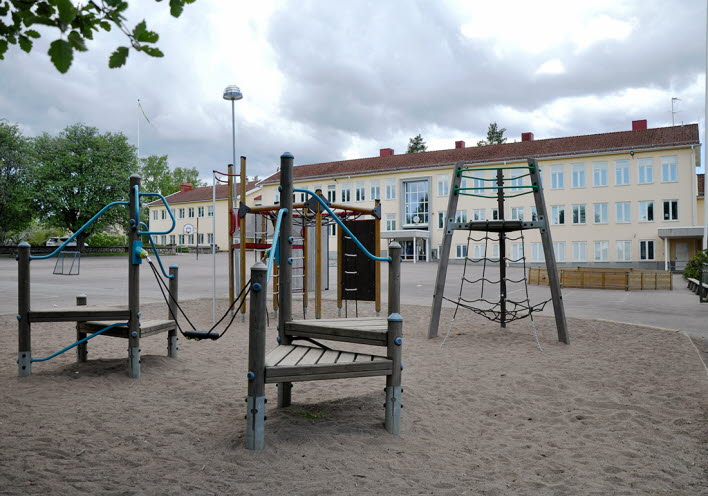 Utemiljö Kristdalaskolan.