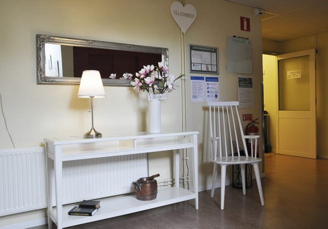 Nygläntan i Kristdala, hallen.