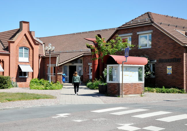 Entré till stadshuset.