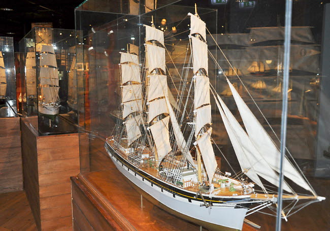 Sjöfartsmuseet interiör