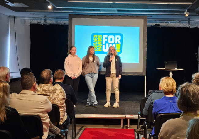 Representanter från Oskarshamns ridklubb berättade om sitt arbete med trygghet och inkludering. 