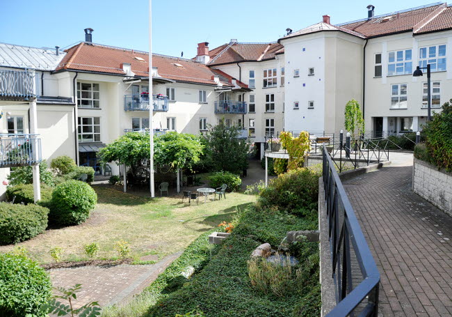 Innergården Elefantenhuset.