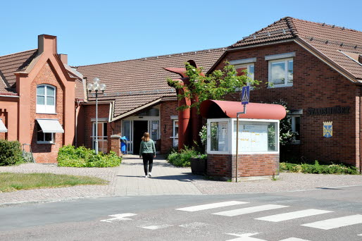 Entré till stadshuset.