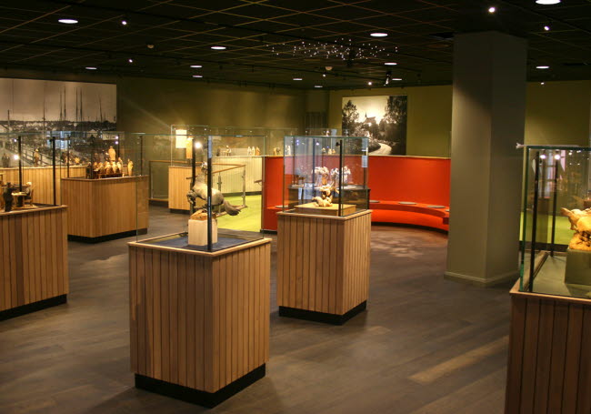 Överblick över Döderhultarmuseet.